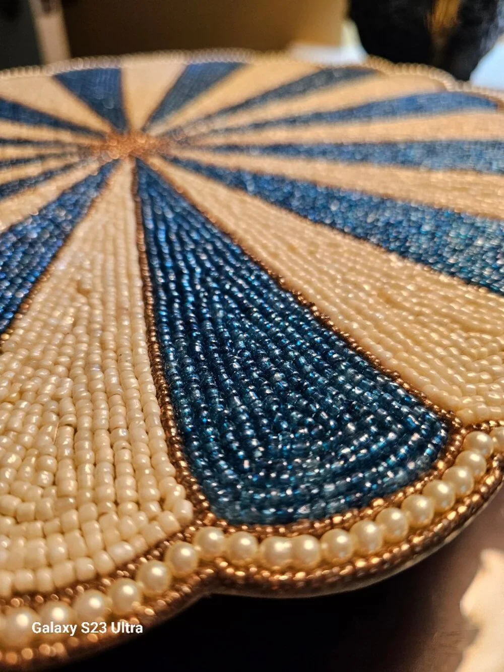 Tahari beaded placemats  set of 4
